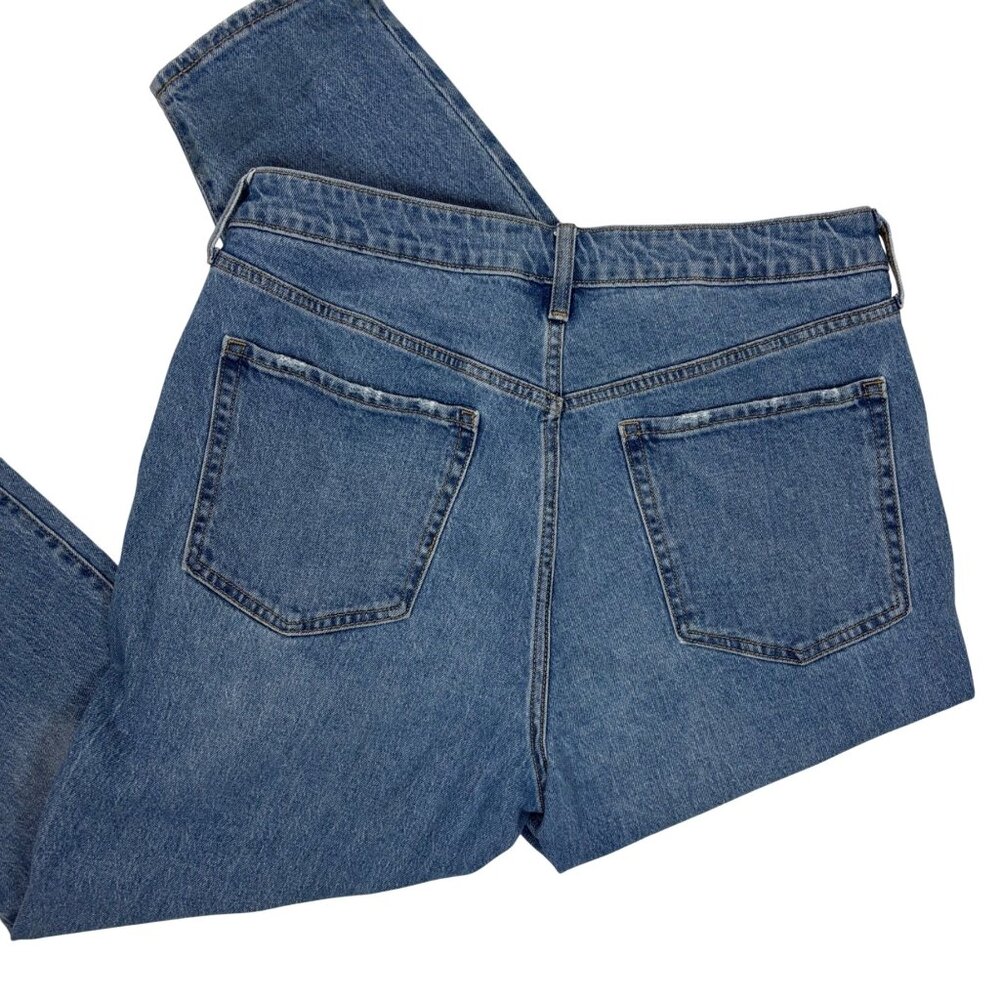 Old Navy Denim Jeans Womens Size 14 High Rise OG Straight Secret-Smooth Pockets - Picture 8 of 10